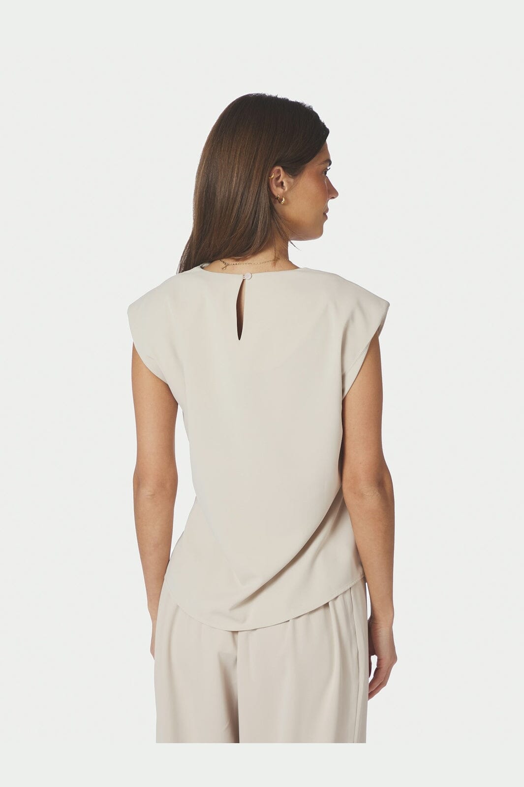 Neo Noir - Katarim Crepe Top 168938 - 124 - Ivory