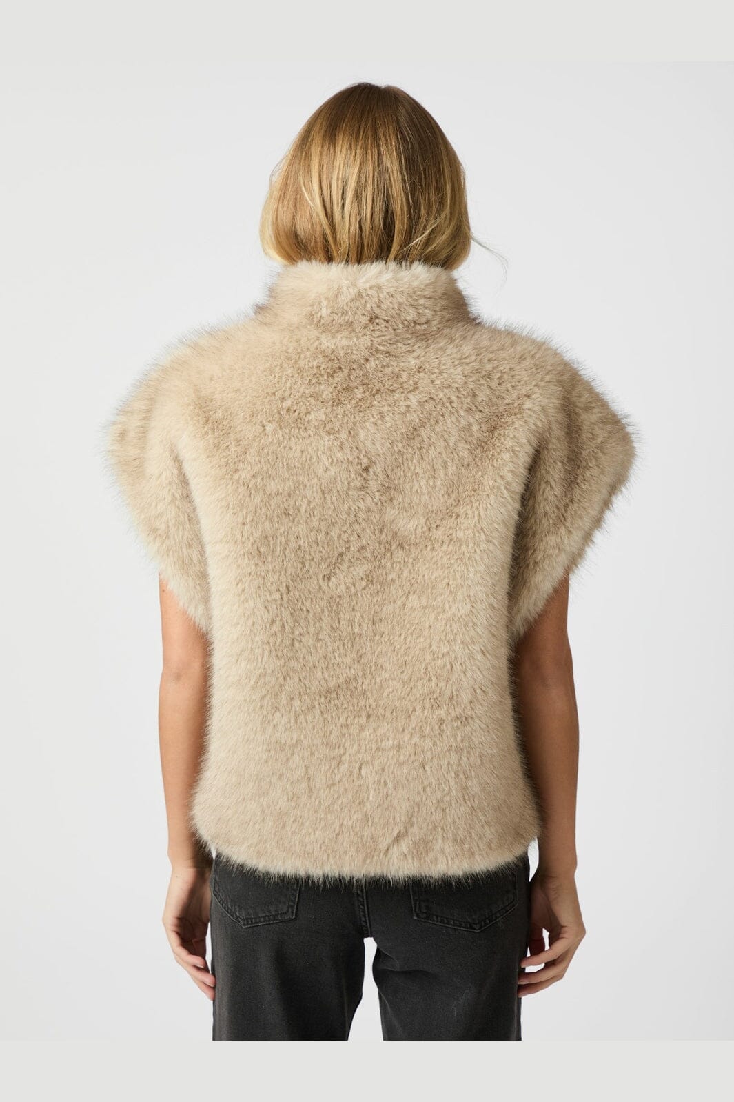 Neo Noir - Kevini Faux Fur Vest 164981 - 123 - Beige