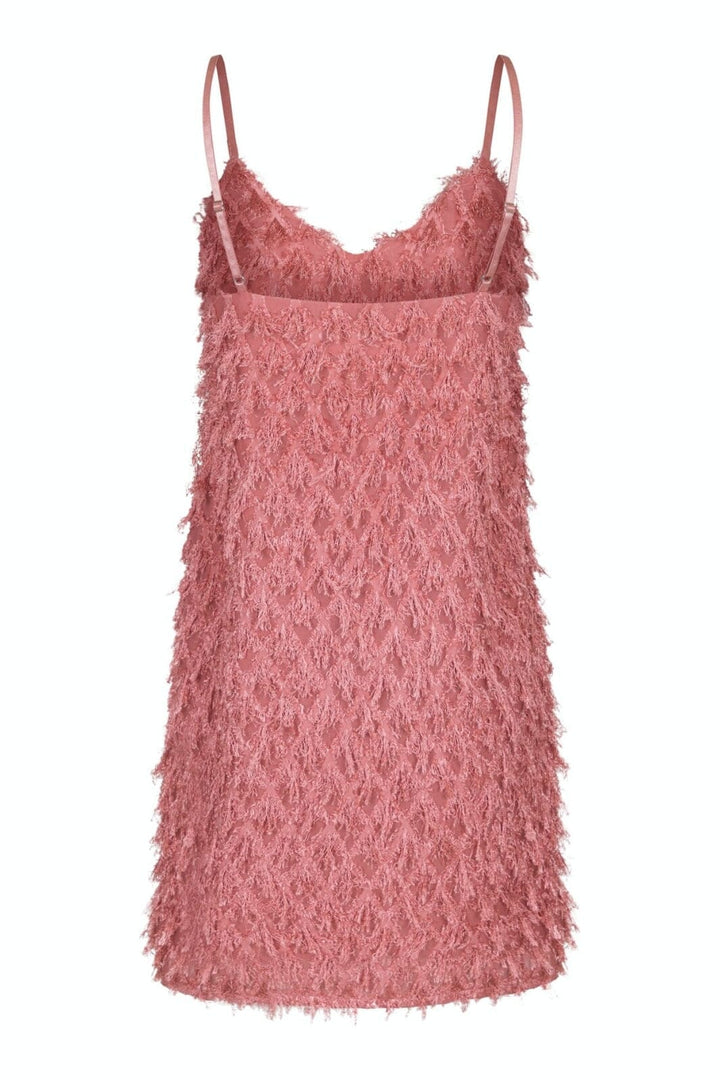 Neo Noir - Lilja Fringe Dress - Dusty Rose Kjoler 
