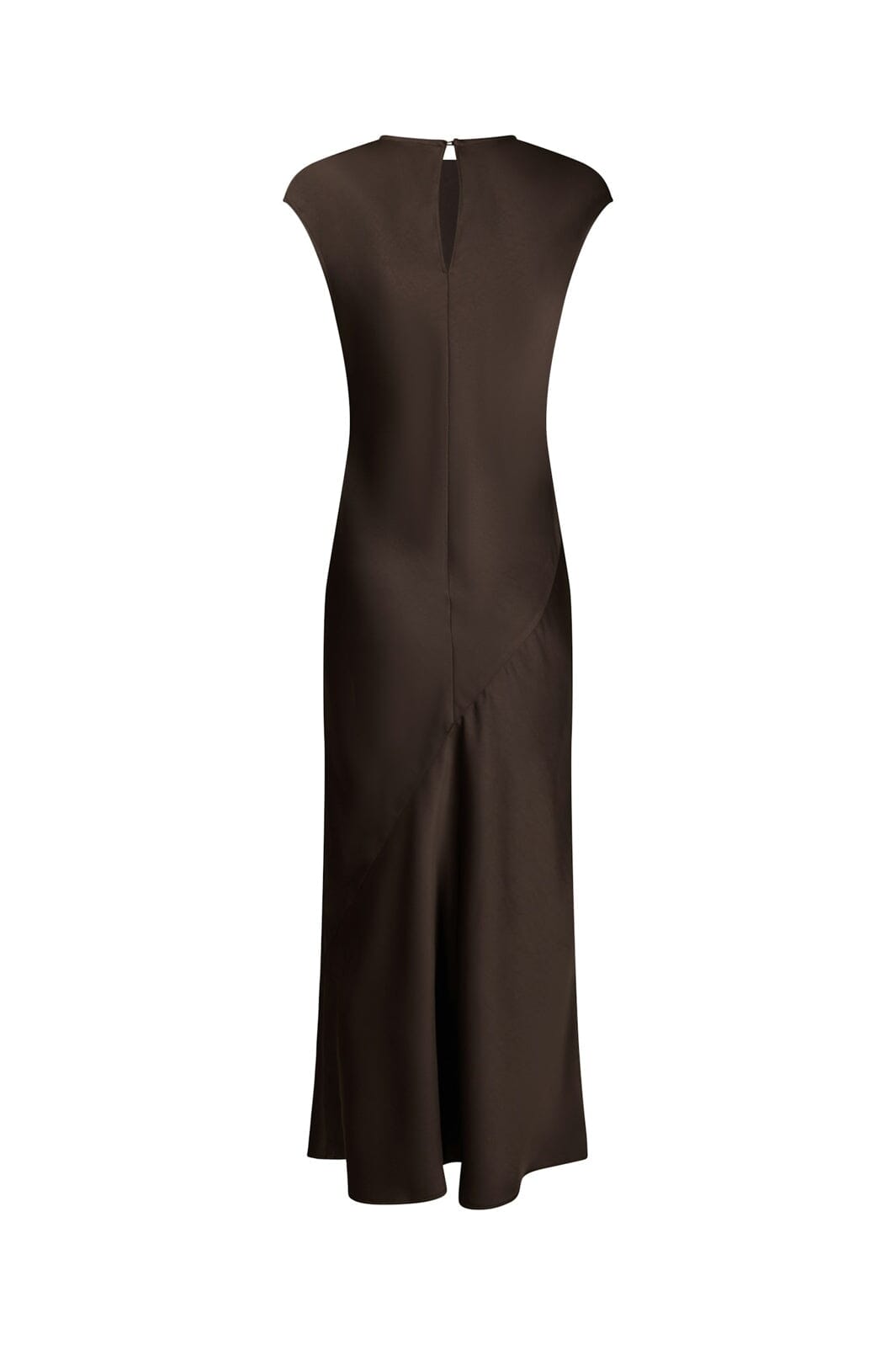 Neo Noir - Limana Heavy Sateen Dress 169609 - 676 - Dark Brown