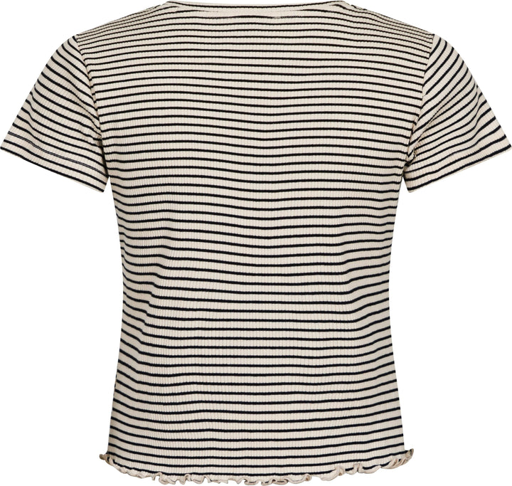 Neo Noir - Lonnie Stripe Tee - Sand