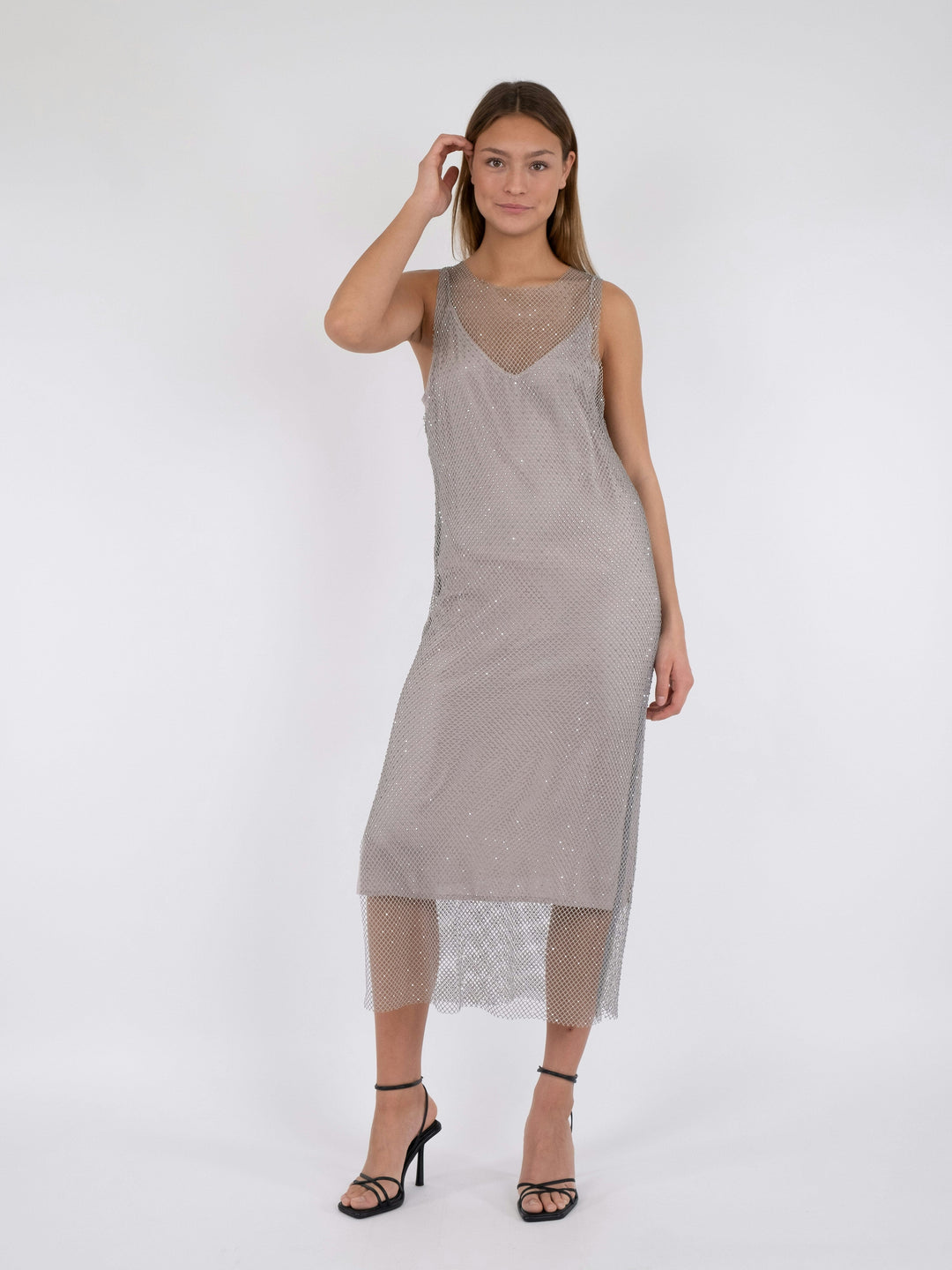 Neo Noir - Loreen Stone Dress - Silver