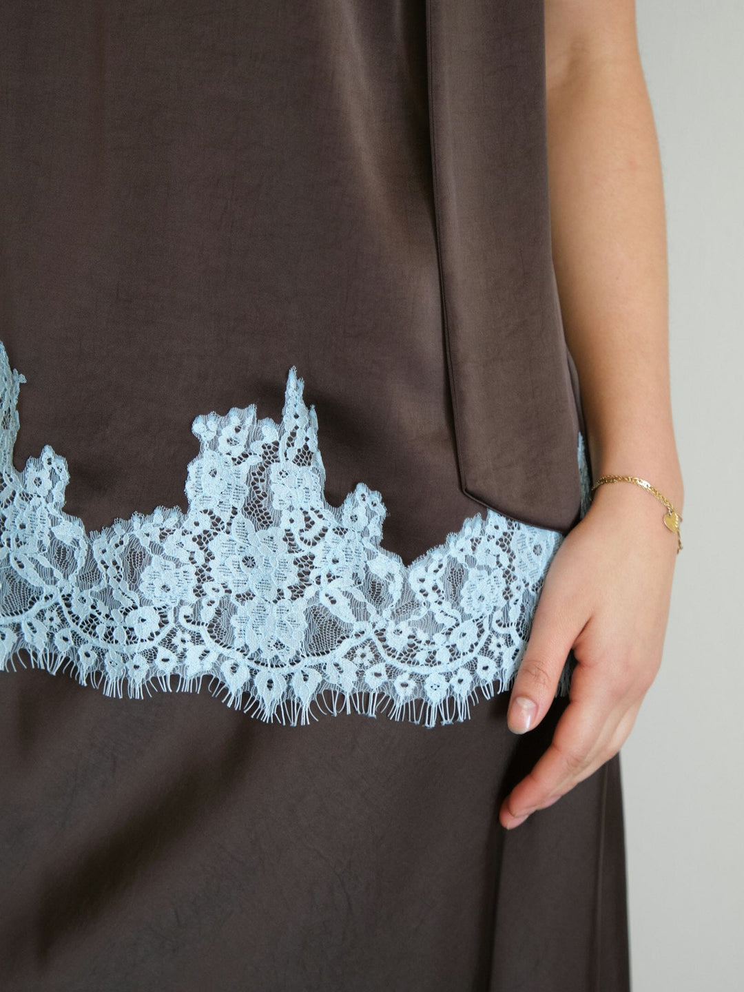 Neo Noir - Lorenz Lace Top 167826 - 676 - Dark Brown Toppe 