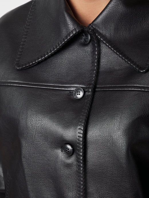 Neo Noir - Lunara Collar Stitch Jacket 165668 - 100 - Black Jakker 