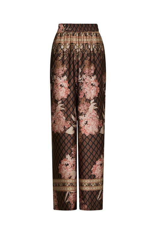 Neo Noir - Lunet Botanical Border Pants 167030 - 100 - Black