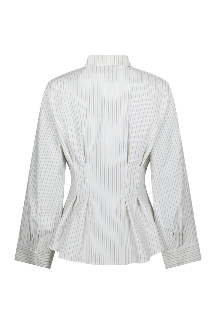 Neo Noir - Lytra Double Stripe Shirt 170120 - 667 - White Stripe