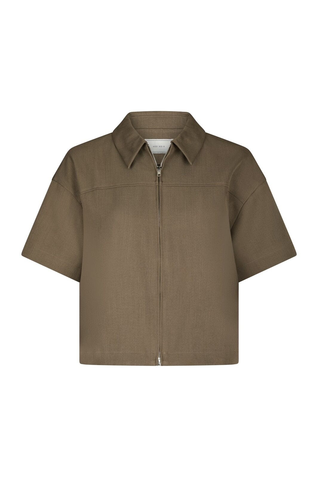 Neo Noir - Madicken Structure Blouse 167242 - 214 - Taupe