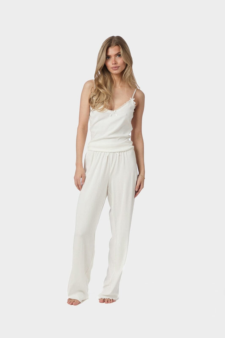 Neo Noir - Maris Pointelle Pants 167798 - 121 - Off White