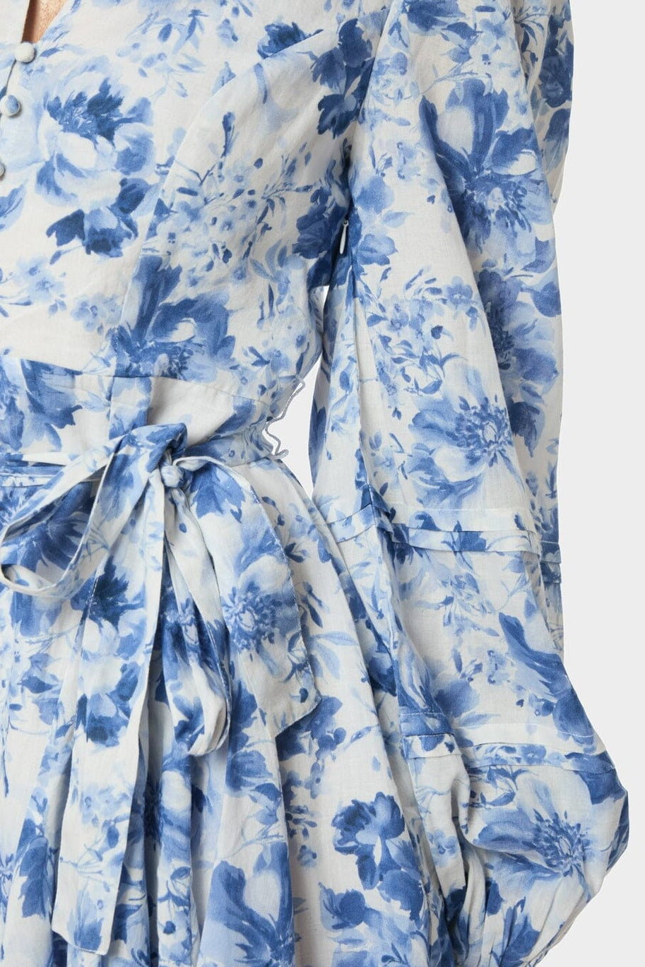 Neo Noir - Marise Print Dress 168743 - 145 - Light Blue