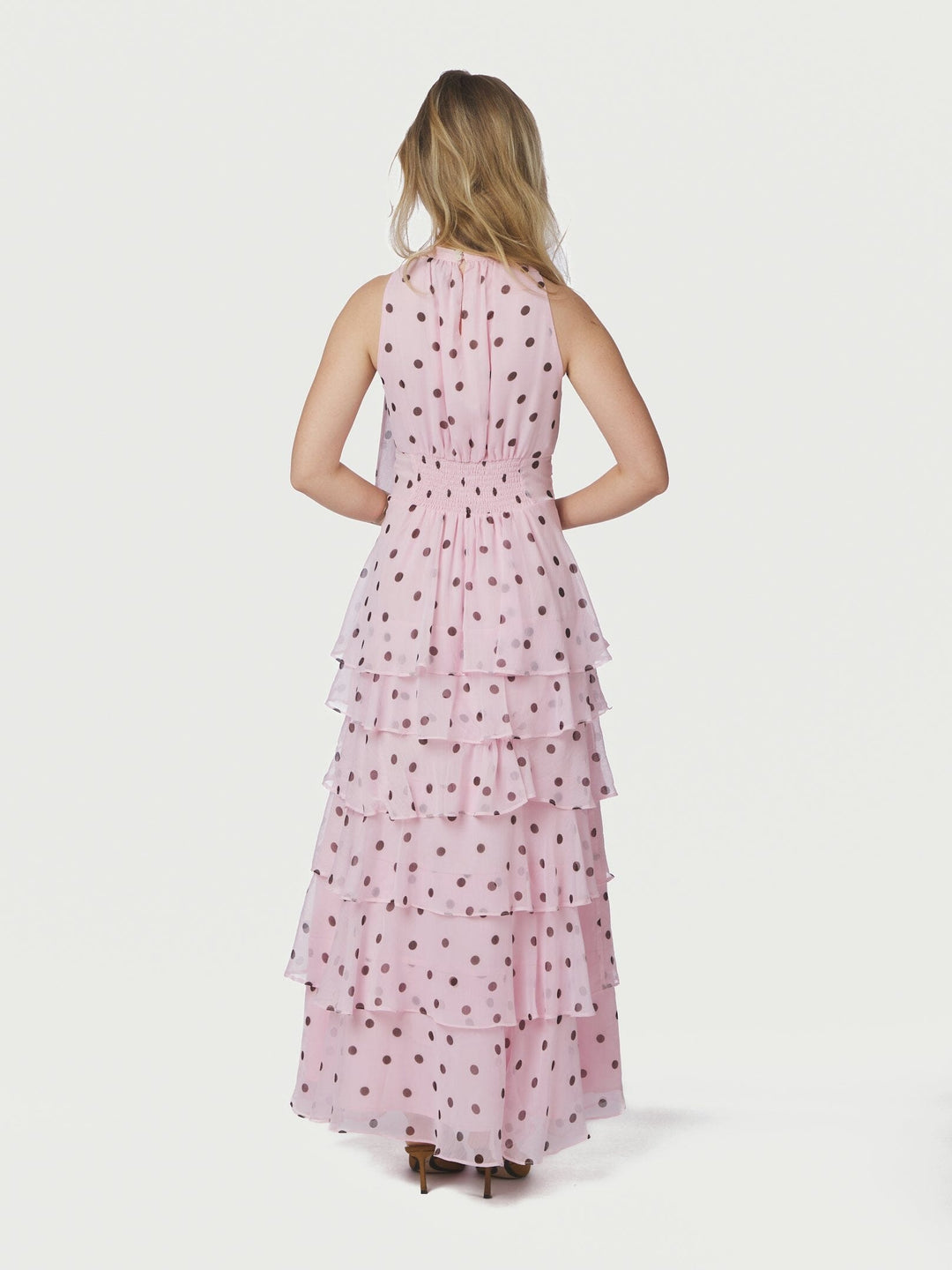 Neo Noir - Marli Big Dot Dress 167758 - 754 - Light Pink Kjoler 