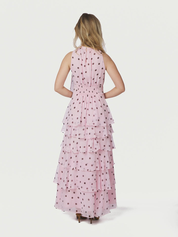 Neo Noir - Marli Big Dot Dress 167758 - 754 - Light Pink Kjoler 