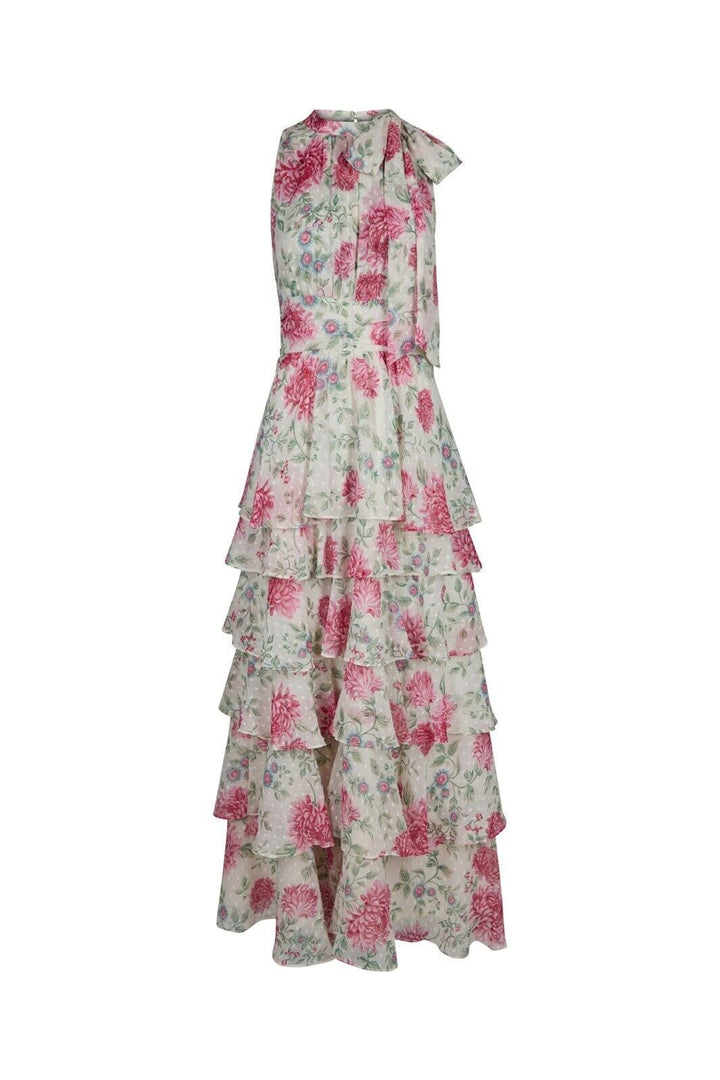 Neo Noir - Marli Big Flower Dress 168846 - 122 - Creme