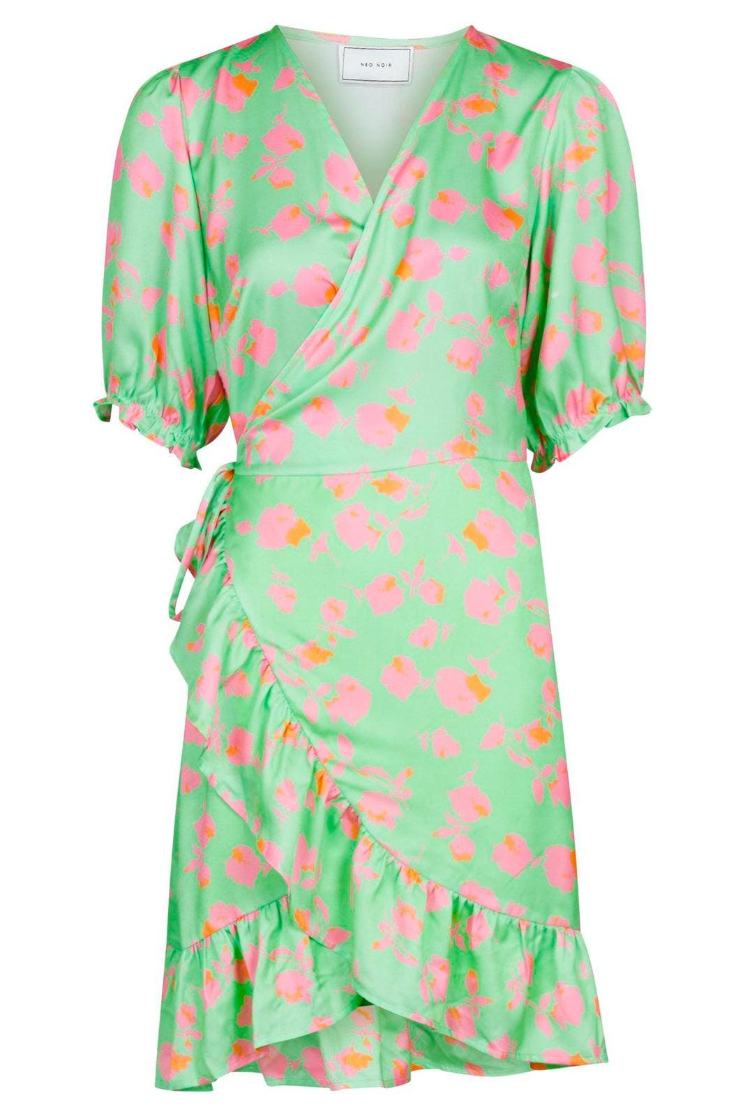 Neo Noir - Marsa Love Rose Dress - Light Green Kjoler 
