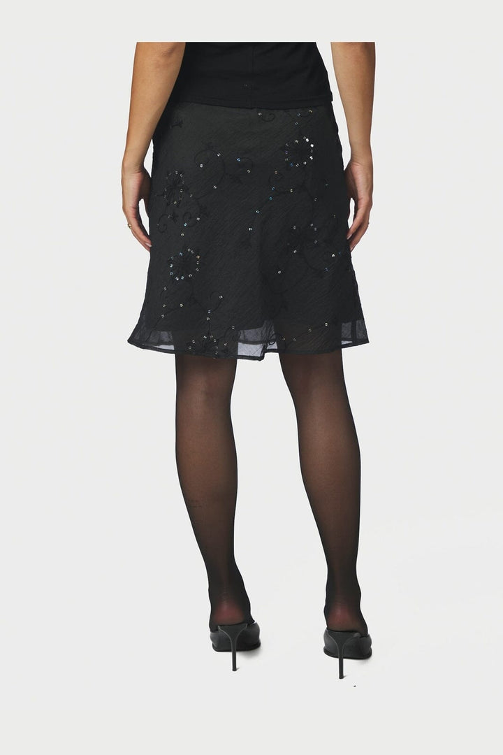 Neo Noir - Mindie Deco Skirt 170778 - 100 - Black