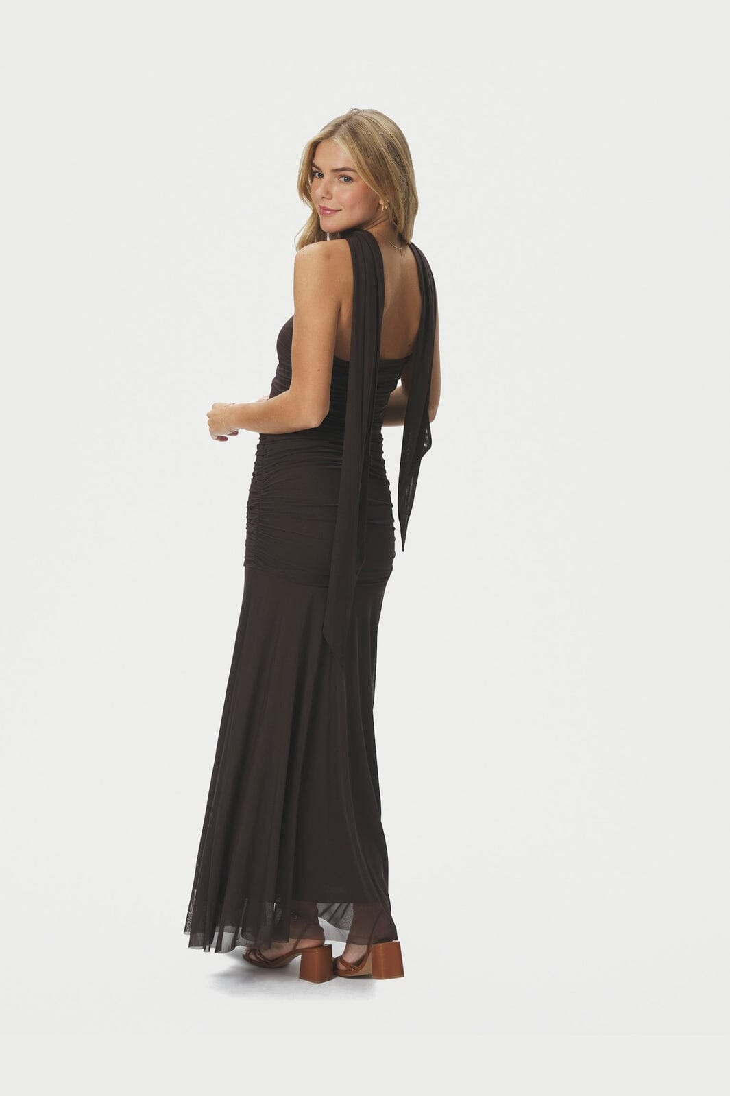 Neo Noir - Misi Mesh Dress 168437 - 210 - Brown