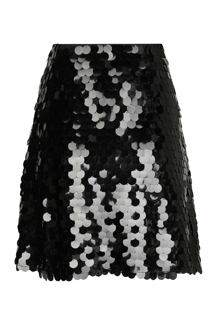 Neo Noir - Miva Big Sequins Skirt 165919 - 100 - Black