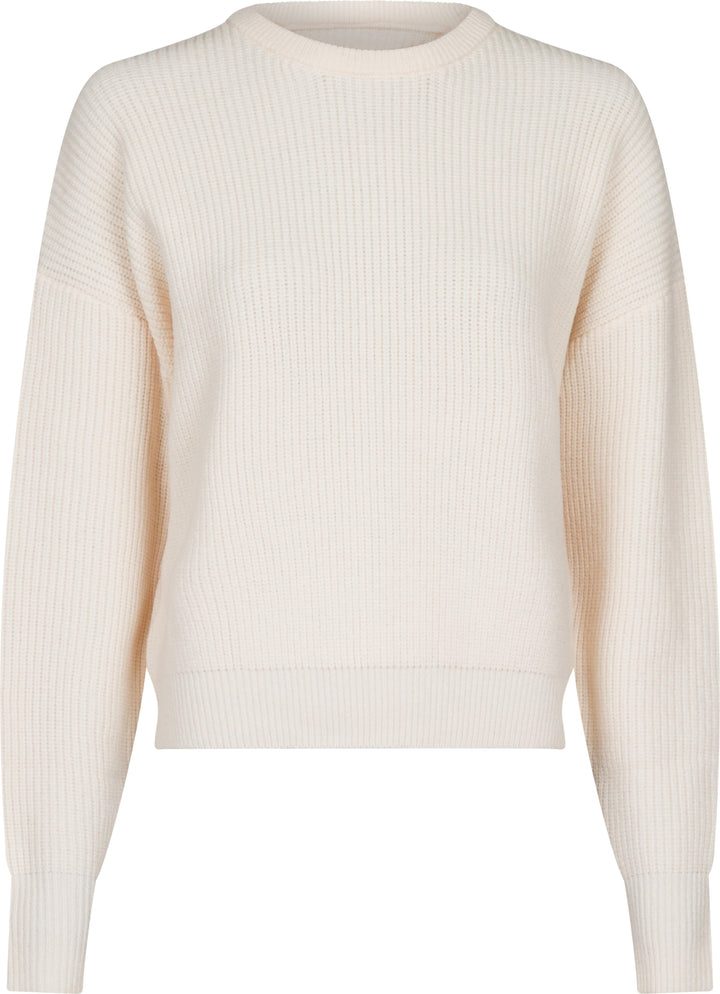 Neo Noir - Moana Solid Knit Blouse - Off White