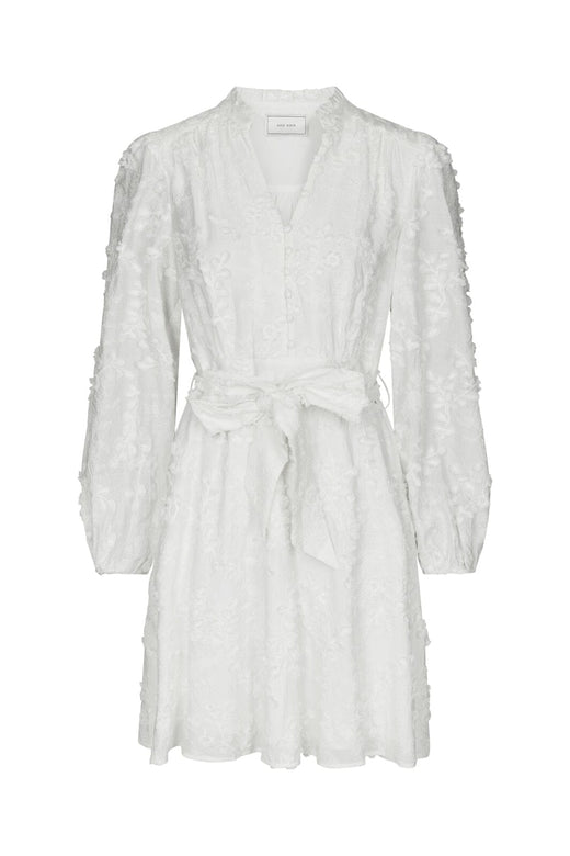 Neo Noir - Monnie Embroidery Dress 167899 - 120 - White