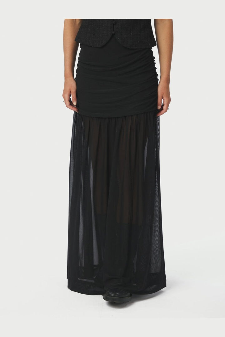 Neo Noir - Mori Layered Skirt 166934 - 100 - Black