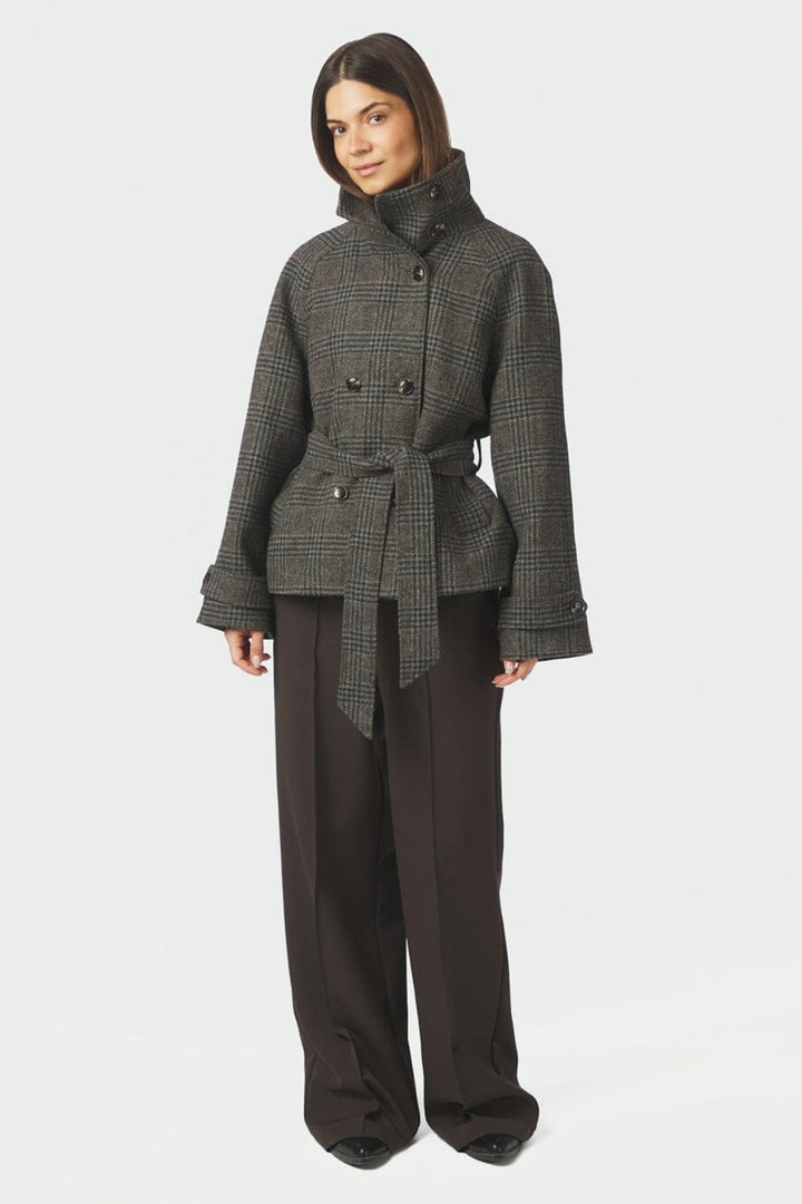Neo Noir - Munet Check Jacket 170008 - 104 - Dark Grey