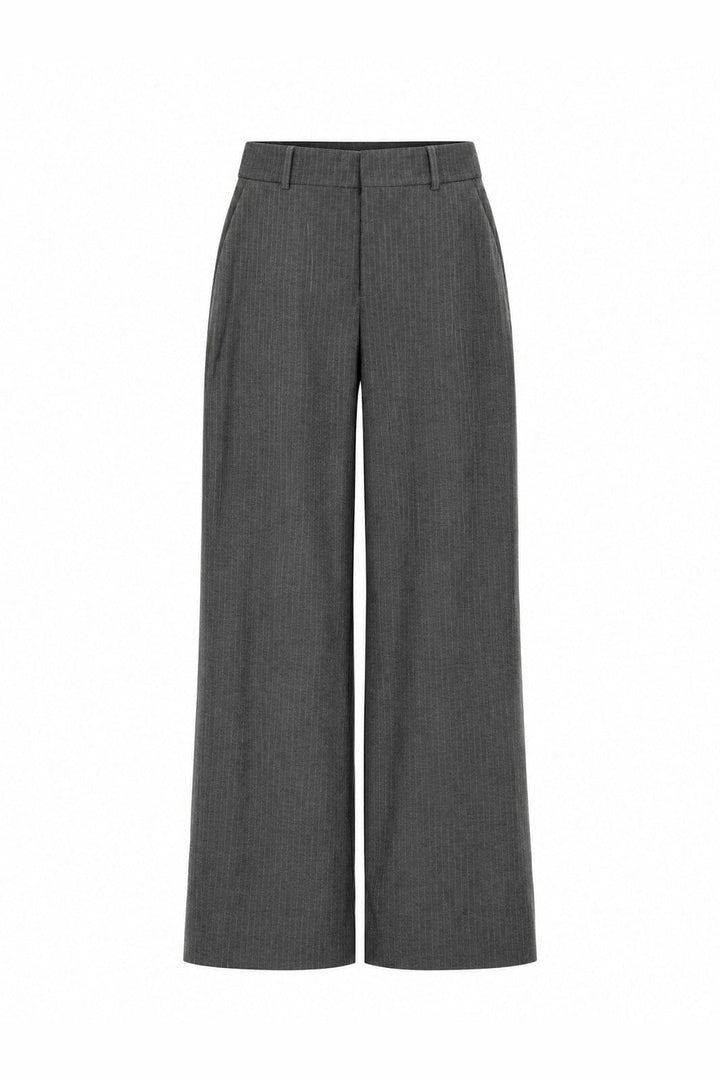 Neo Noir - Nathalie Slim Pinstripe Pants 170346 - 130 - Grey
