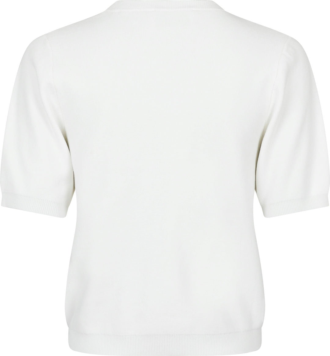 Neo Noir - Nimmo Knit Tee - Off White