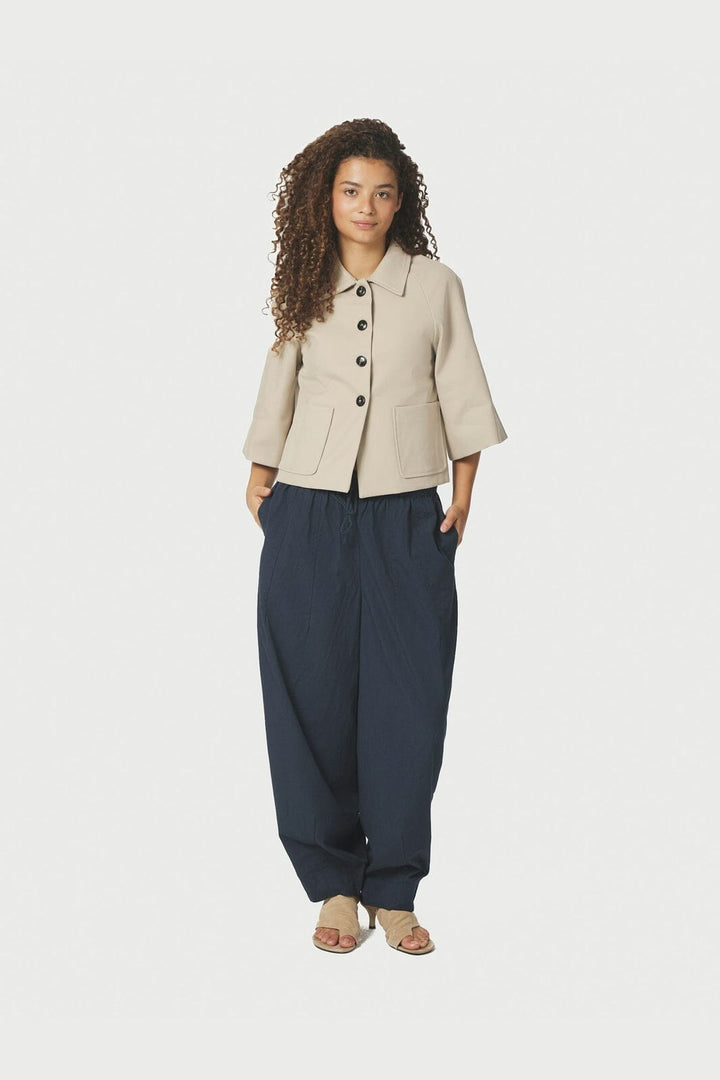 Neo Noir - Prina C Poplin Pants 168368 - 141 - Navy