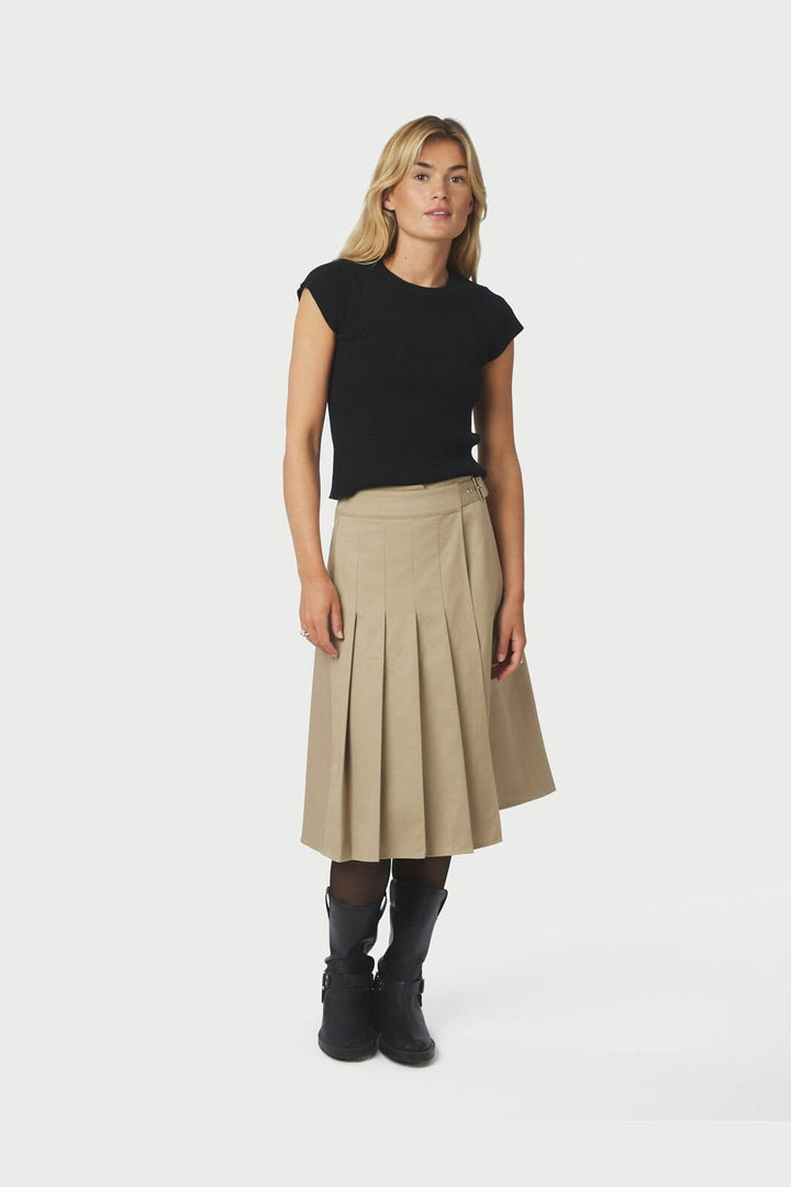 Neo Noir - Prisilla Twill Skirt 167273 - 214 - Taupe