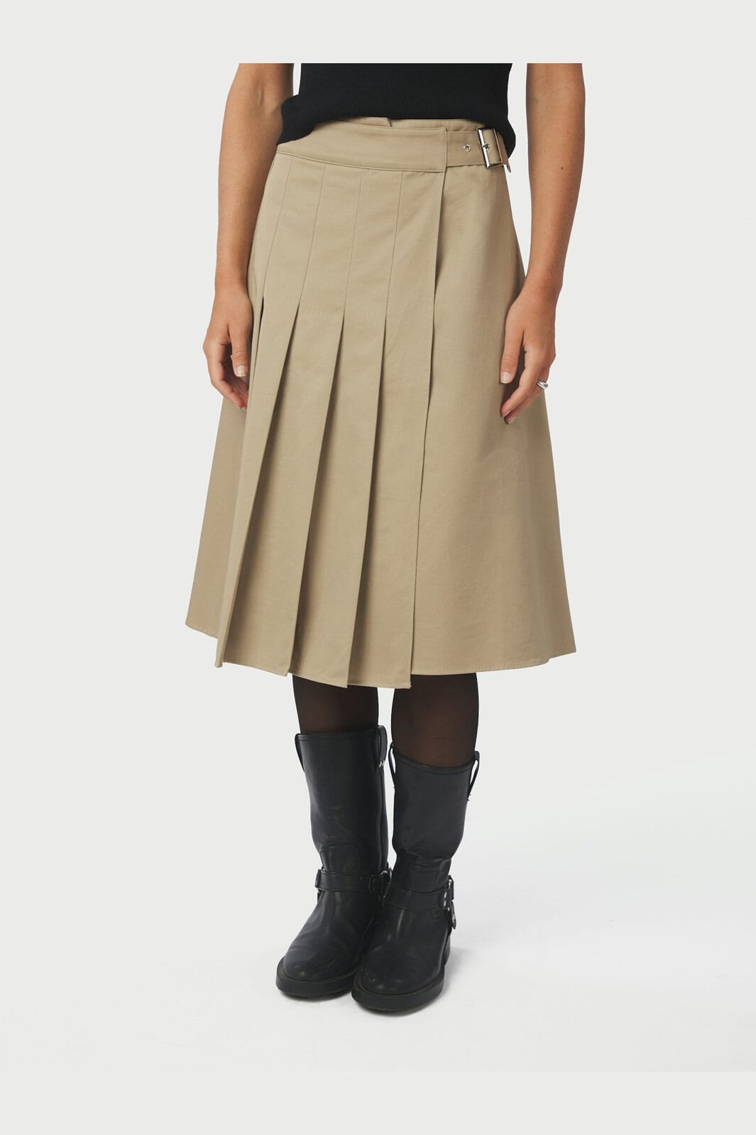 Neo Noir - Prisilla Twill Skirt 167273 - 214 - Taupe
