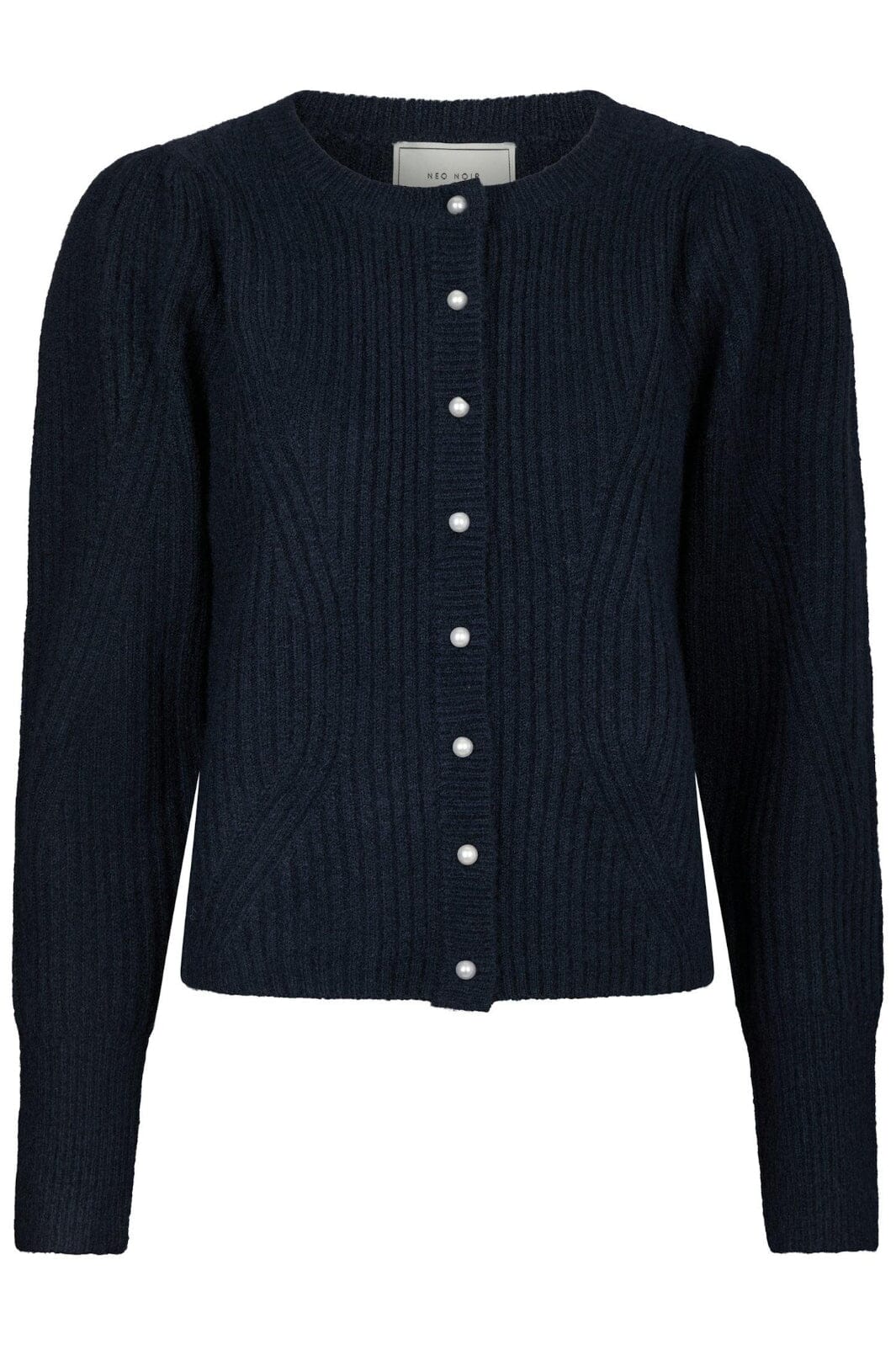 Neo Noir - Puli Knit Cardigan 164838 - 141 - Navy