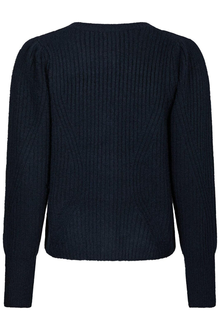 Neo Noir - Puli Knit Cardigan 164838 - 141 - Navy