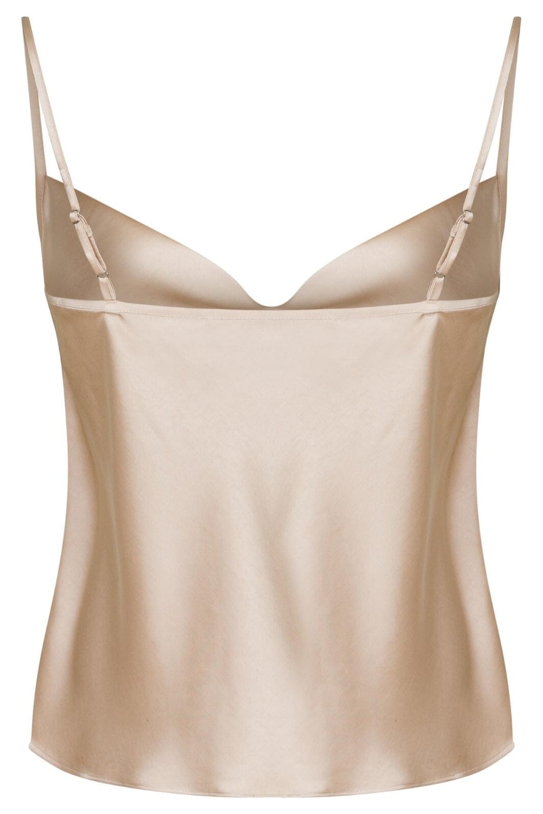 Neo Noir - Ratna Heavy Sateen Top - Champagne Toppe 