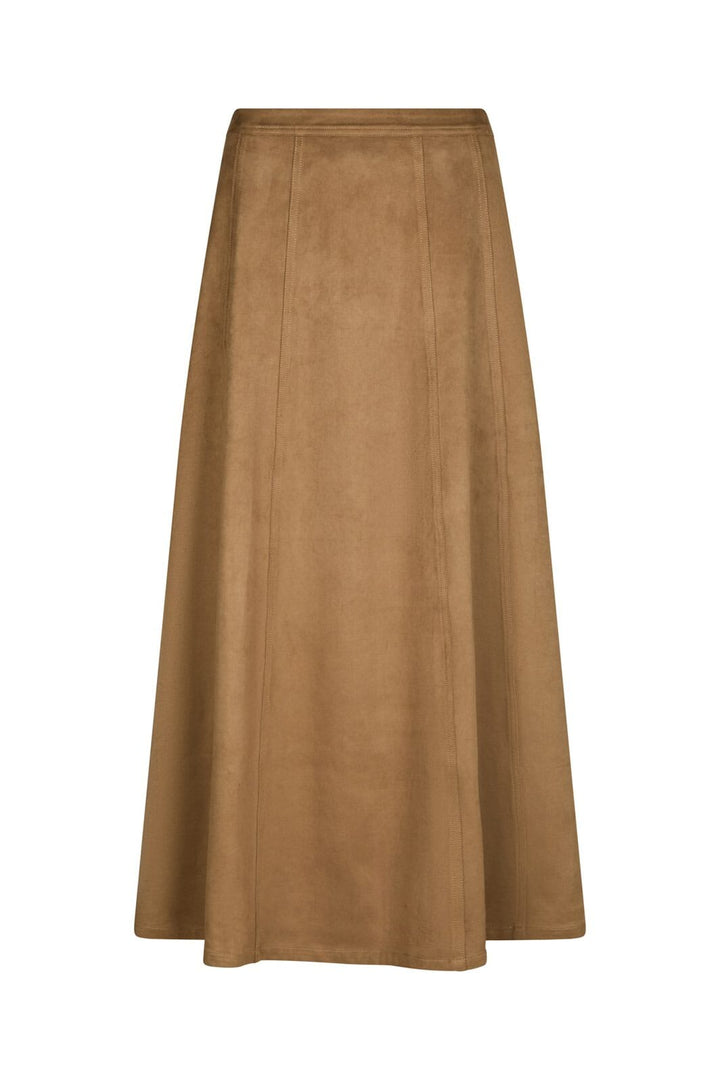 Neo Noir - Raya Faux Suede Skirt 166255 - 604 - Cognac