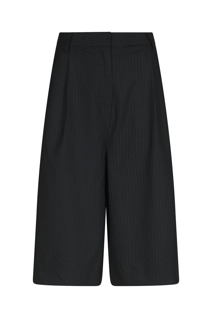 Neo Noir - Rima Slim Pinstripe Shorts 169531 - 702 - Dark Navy