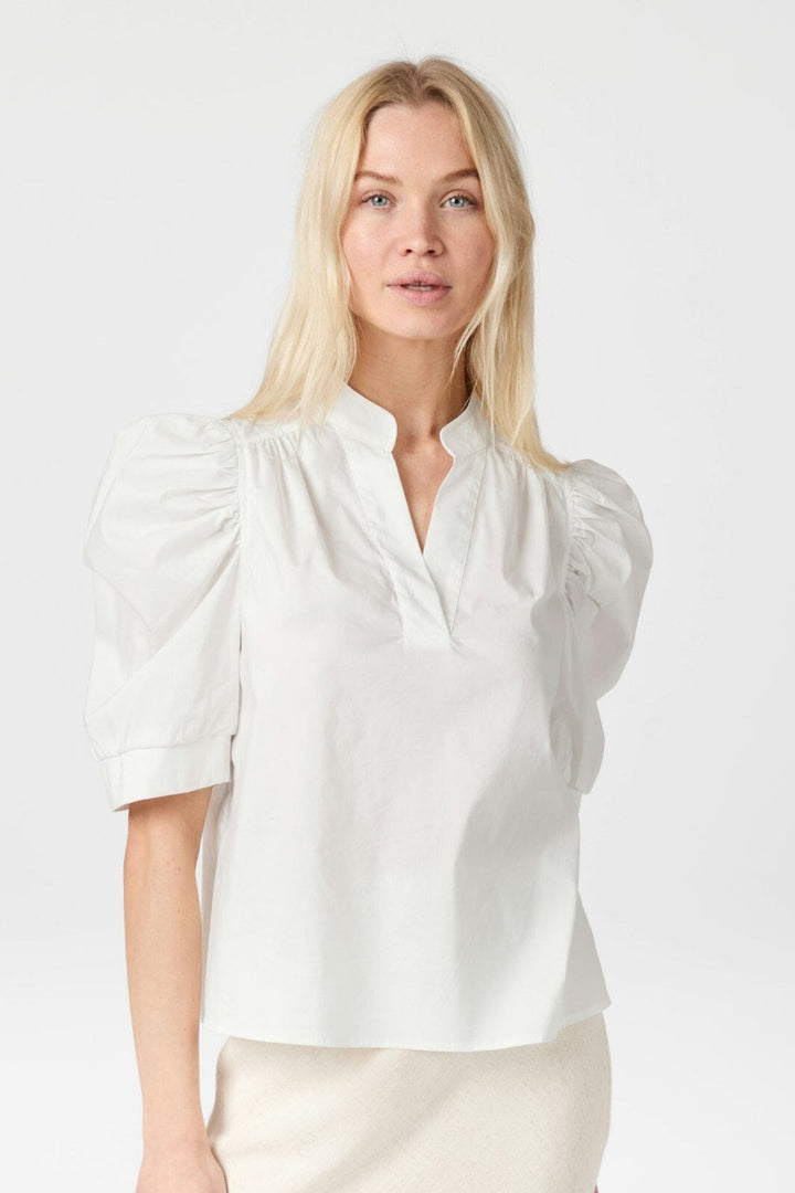 Neo Noir - Roella Poplin Blouse 164283 - 120 - White
