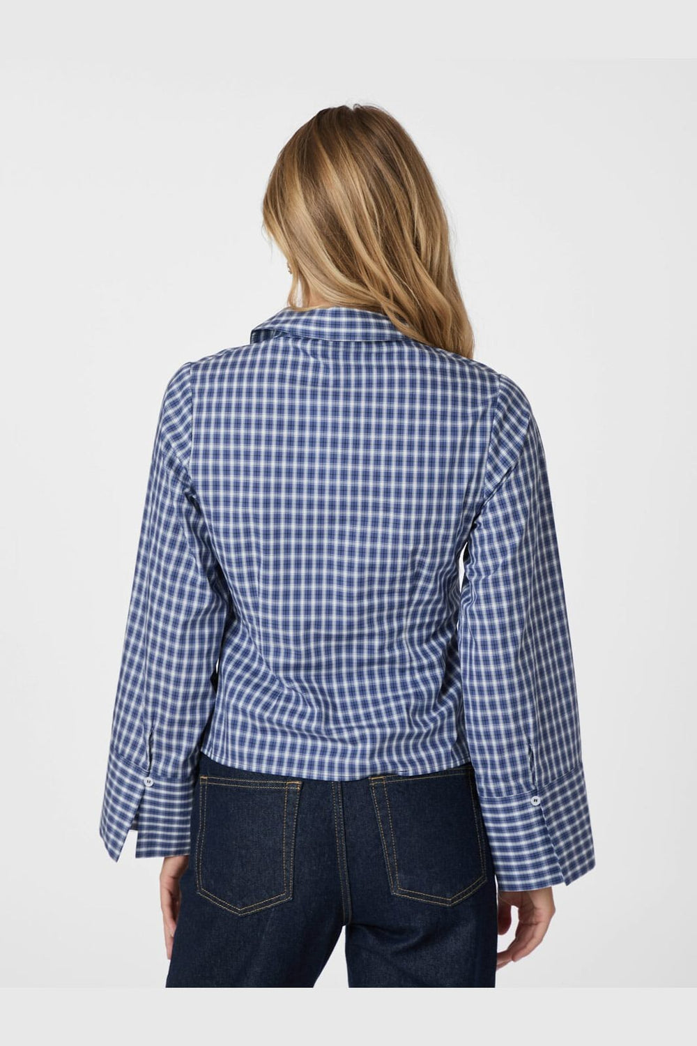 Neo Noir - Rosa Check Shirt 165895 - 534 - Dark Blue