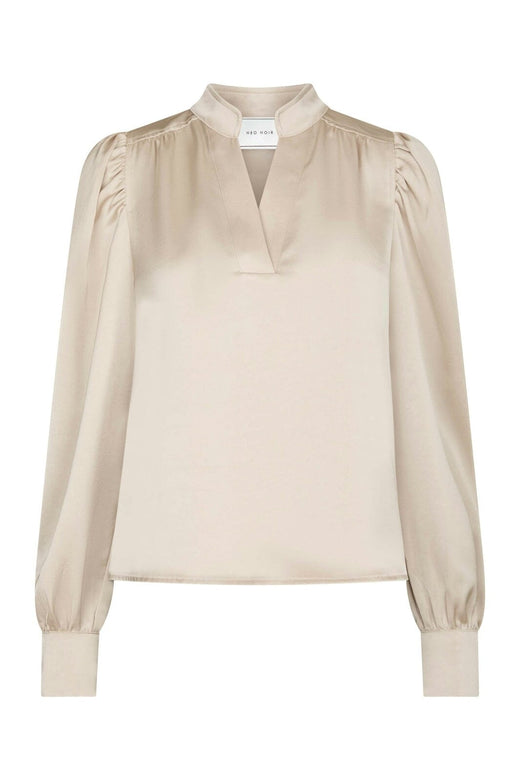 Neo Noir - Rosslyn Heavy Sateen Blouse 163769 - 720 - Champagne