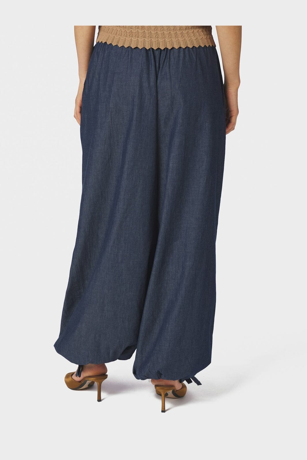 Neo Noir - Roxane Balloon Denim Pants 169312 - 140 - Blue