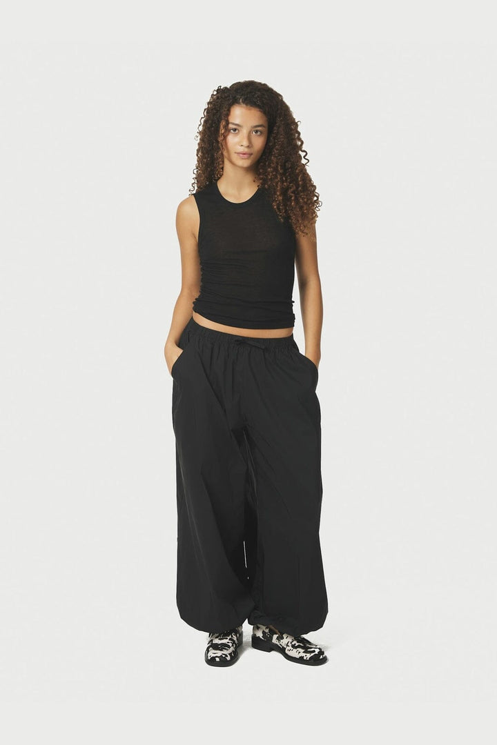 Neo Noir - Roxane Balloon Poplin Pants 167403 - 100 - Black