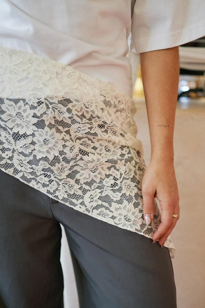 Neo Noir - Serina Lace Scarf 168194 - 122 - Creme Tørklæder 