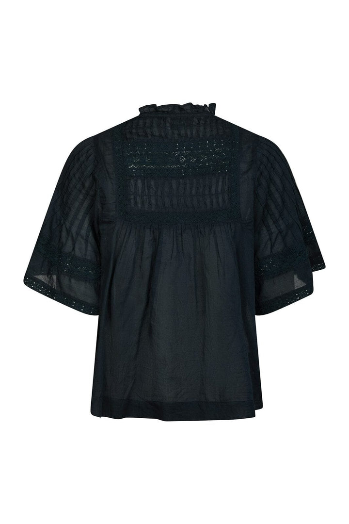 Neo Noir - Siama S Voile Blouse 164703 - 141 - Navy