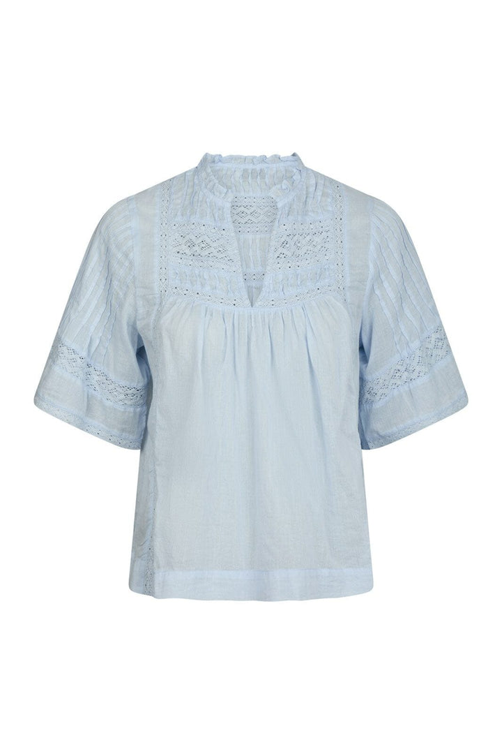 Neo Noir - Siama S Voile Blouse 164703 - 145 - Light Blue