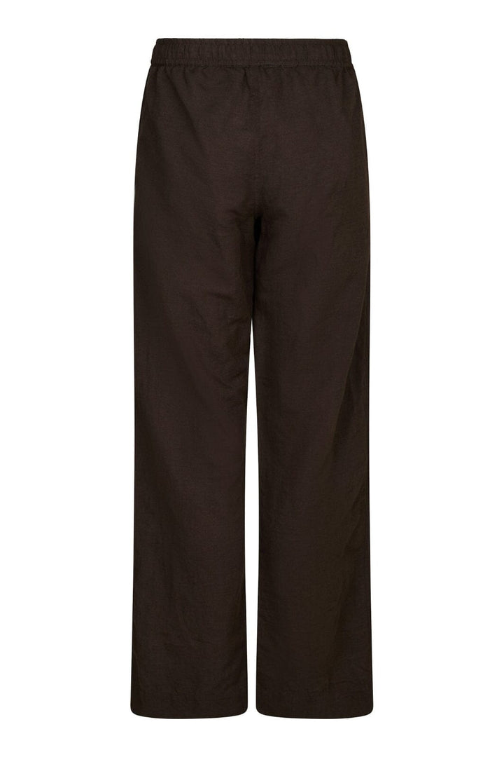 Neo Noir - Sonar Linen Pants 158949 - 676 - Dark Brown