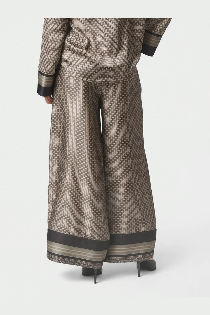 Neo Noir - Sora Pattern Pants 170076 - 123 - Beige