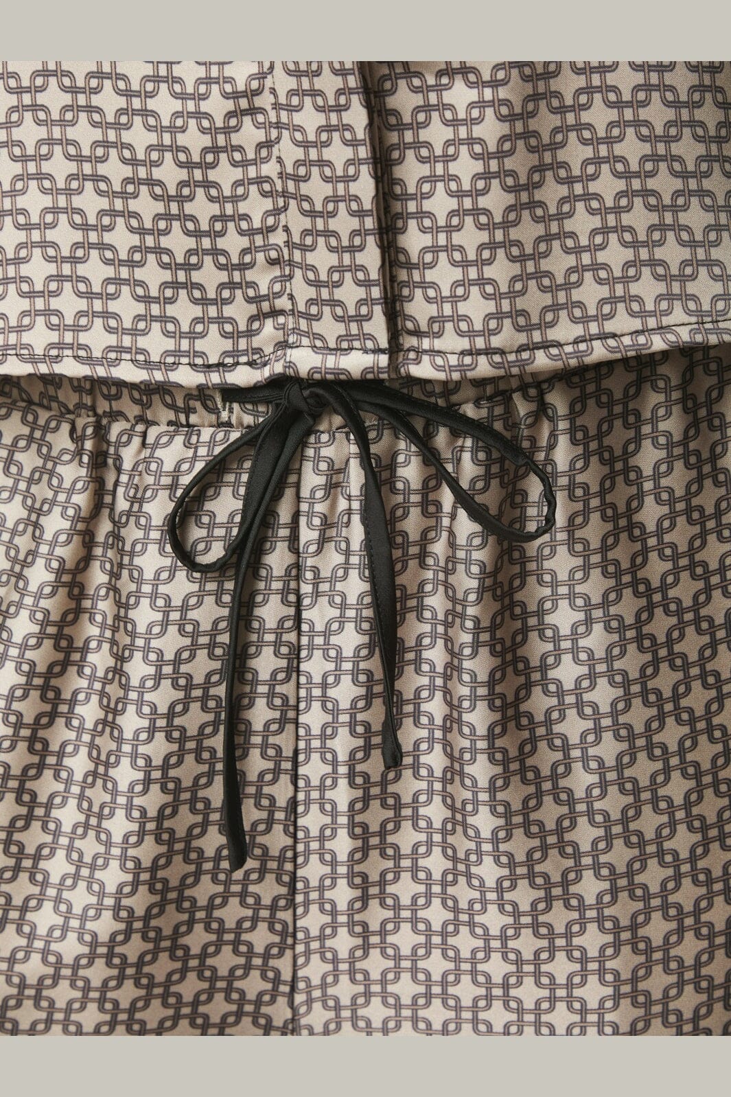 Neo Noir - Sora Pattern Pants 170076 - 123 - Beige