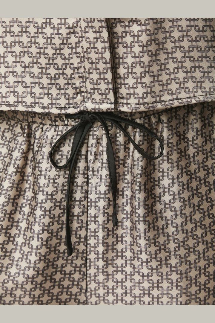 Neo Noir - Sora Pattern Pants 170076 - 123 - Beige