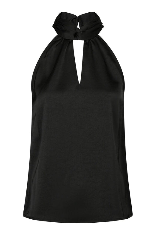 Neo Noir - Svala Heavy Sateen Top 165635 - 100 - Black