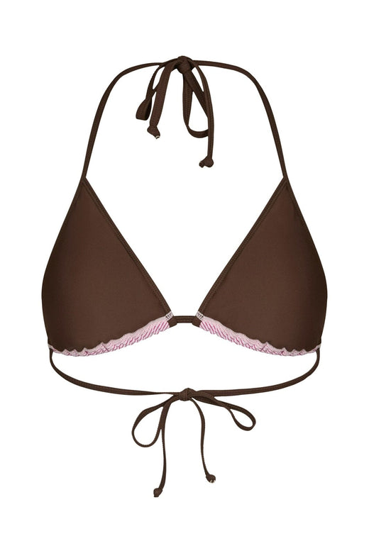 Neo Noir - Taia Stripe Contrast Bikini Top 170448 - 754 - Light Pink