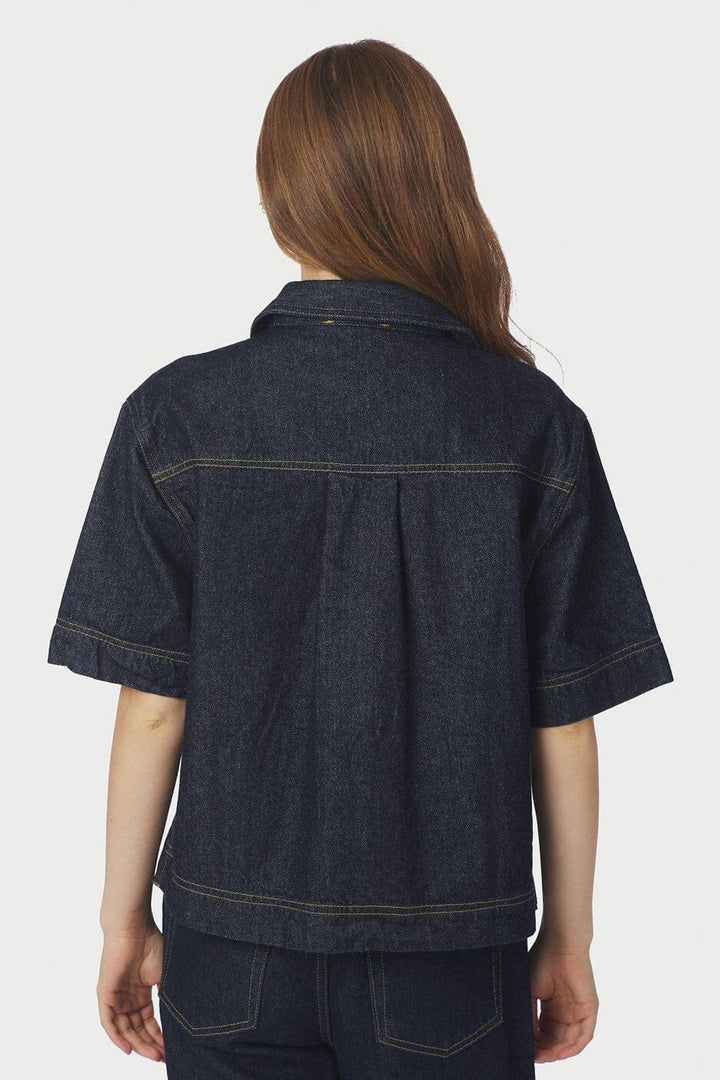 Neo Noir - Tiki Denim Shirt 164303 - 534 - Dark Blue