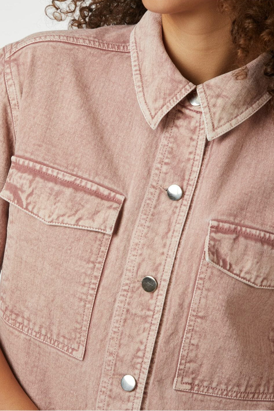 Neo Noir - Tiki Solid Shirt 166370 - 171 - Ash Rose